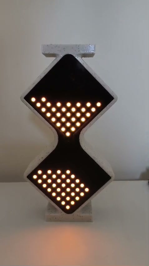 منتج Digital LED Hourglass متصل